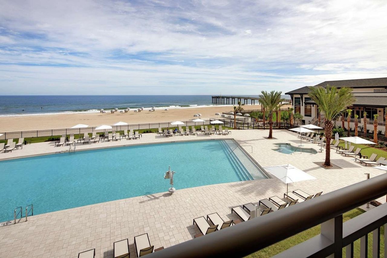 pool overlooking ocean in St. Augustine Florida